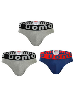 Uomo Ανδρικά Σλιπ Βαμβακερά 3Pack 13061