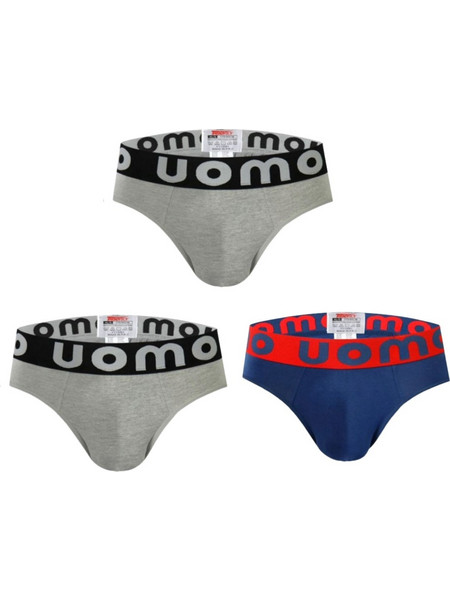 Uomo Ανδρικά Σλιπ Βαμβακερά 3Pack 13061