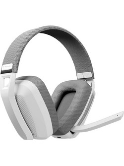 Rampage Blitz Ασύρματο Gaming Headset Over Ear White Grey