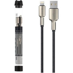 Devia Bubble Fish USB-A to Lightning Cable 1m Black Gold 6938595378102