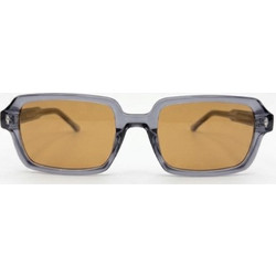 Enzo SZ8823 C2 Γυναικεία Γυαλιά Ηλίου Τετράγωνα Κοκάλινα Γκρι με Καφέ Φακό
