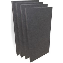Acustico Audiodesigner Rect Ηχοαπορροφητικά Πάνελ 120x60x5cm 4τμχ Coal Black