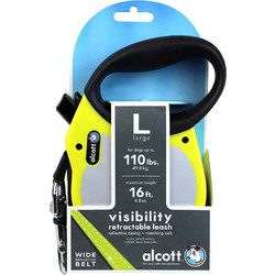 Alcott Reflective Πτυσσόμενο Λουρί Σκύλου έως 49.8kg 5m Κίτρινο