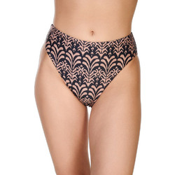 BLU4U Ψηλόμεσο Bikini Slip Μαύρο Ταμπά 26365573-02