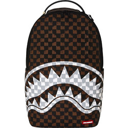 Sprayground Cream Drip Check Shark B8552 Σακίδιο Πλάτης Καφέ