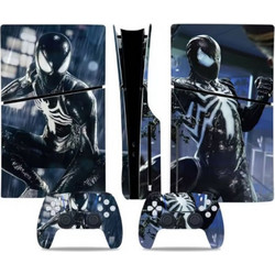 Αυτοκόλλητα για PS5 Slim Disc Edition Spiderman Black