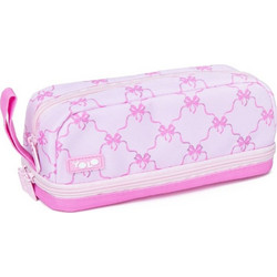 Yolo Pink Bow Κασετίνα Βαρελάκι με 2 Θήκες Ροζ 90145