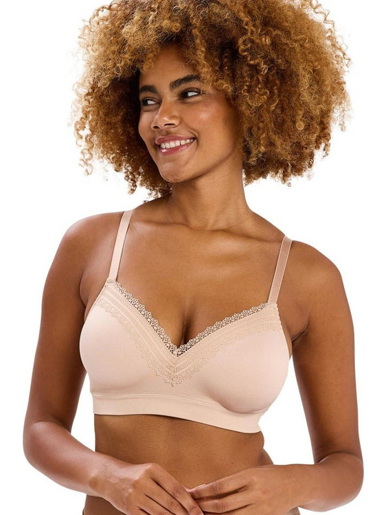 Sans Complexe Agathe Bralette χωρίς Μπανέλα Μπεζ 56LAG98
