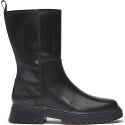 Timberland Cambria Γυναικεία Μποτάκια Αστραγάλου Δερμάτινα Μαύρα με Χοντρό Χαμηλό Τακούνι TB0A43C8W0210