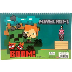 Gim Minecraft Μπλοκ Ζωγραφικής A4 30 Φύλλων 316-04413