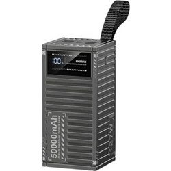 Remax RPP-161 Power Bank 50000mAh 27W με 4 Θύρες USB-A & Θύρα USB-C Power Delivery Black