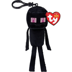 Ty Beanie Babies Minecraft Enderman με Κλιπ 5cm