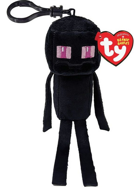 Ty Beanie Babies Minecraft Enderman με Κλιπ 5cm