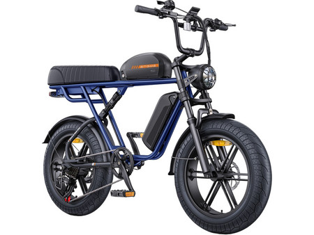 Engwe M1 1686 Ηλεκτρικό Fat Bike 20" 250W με 7 Ταχύτητες και Δισκόφρενα Μπλε