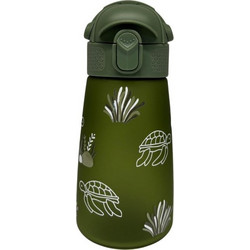 Abo In a Fast World Be a Turtle Παιδικό Παγούρι Πλαστικό BPA Free Χακί 350ml 314503