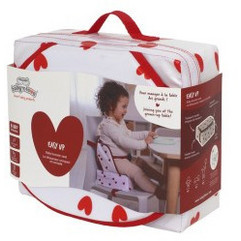 Baby To Love Easy Up Booster Αναδιπλούμενο Καρεκλάκι Φαγητού Little Hearts