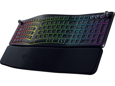Razer Pro Type Ergo Gaming Πληκτρολόγιο με Razer Yellow Διακόπτες RGB Black