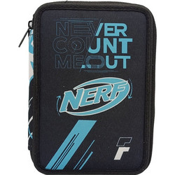 Gim Nerf Count Κασετίνα Γεμάτη με 2 Θήκες Μαύρη 336-38100