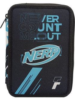 Gim Nerf Count Κασετίνα Γεμάτη με 2 Θήκες Μαύρη 336-38100