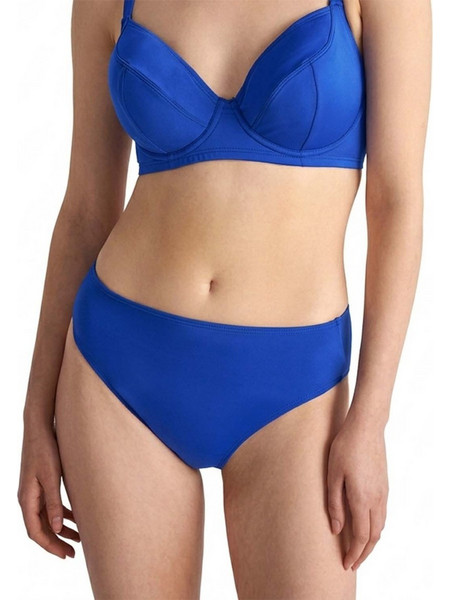 BLU4U Solids Ψηλόμεσο Bikini Slip Royal Blue 26365089-14