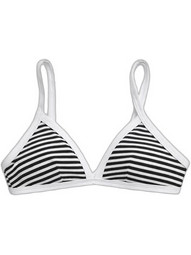 Sugarfree Bikini Top Τριγωνάκι Μαύρο Λευκό 26801026