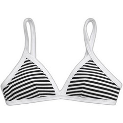 Sugarfree Bikini Top Τριγωνάκι Μαύρο Λευκό 26801026