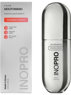 Inopro Strawberry Sorbet Foam Στοματικό Διάλυμα για Προστασία Ούλων 60ml