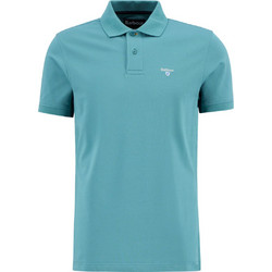 Barbour Ανδρική Μπλούζα Polo Κοντομάνικη Πετρόλ MML1471