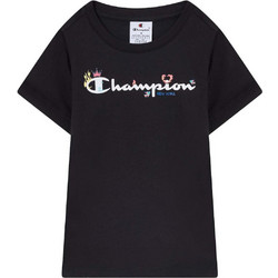 Champion Παιδικό T-Shirt Κοντομάνικο Μαύρο 405224-KK001