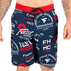 Fasthouse Medley 21" Ανδρικό Μαγιό Βερμούδα με Σχέδια Navy Μπλε 138025-34