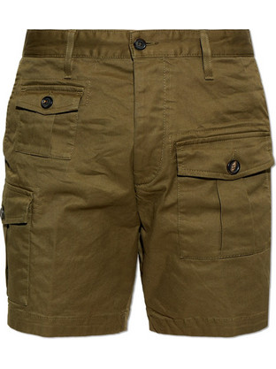 Dsquared2 Ανδρική Βερμούδα Cargo Χακί S74MU0976S39021-703