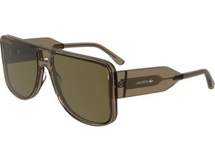 Lacoste L6056S 16210 Ανδρικά Γυαλιά Ηλίου Aviator Κοκάλινα Καφέ με Καφέ Φακό