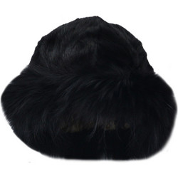 Leather 100 Γυναικείο Καπέλο Bucket Γούνινο Μαύρο HAT-FUR-2