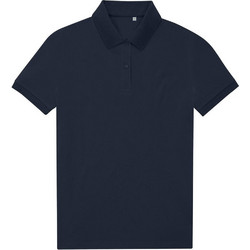 B & C Γυναικεία Μπλούζα Polo Κοντομάνικη Navy Μπλε PW465-220