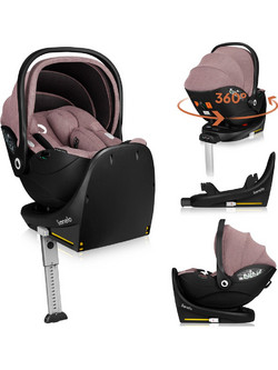 Lionelo Moxie Κάθισμα Αυτοκινήτου i-Size 0-10kg ISOfix Pink Mauve