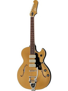 Guild Starfire I Jet 90 Ηλεκτρική Κιθάρα Hollow με Μαγνήτες SSS & Ταστιέρα Rosewood Gold