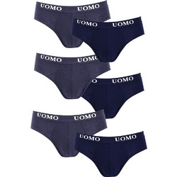 Uomo Ανδρικά Σλιπ Βαμβακερά 6Pack 1017-6P