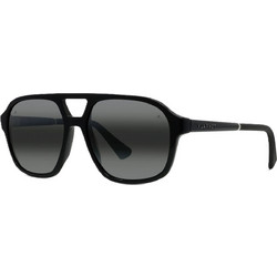 Vuarnet VUARVU 40056 Ανδρικά Γυαλιά Ηλίου Aviator Κοκάλινα Γκρι με Μαύρο Φακό