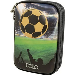 Polo Orbit Football Κασετίνα με 3 Θήκες Μαύρη 937056-8424