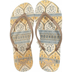 Roxy Γυναικείες Σαγιονάρες Χρυσές ARJL100664