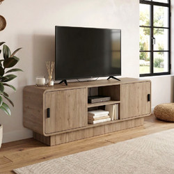Megapap Έπιπλο Τηλεόρασης Μοριοσανίδα Oak Μ140.3xΠ39xΥ50cm Rovel GP037-0351,1