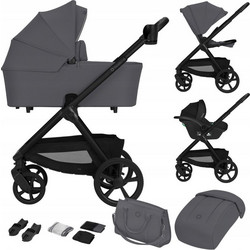 Lionelo Carmine Καρότσι Μωρού 3 σε 1 Grey
