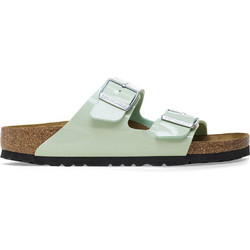 Birkenstock Arizona Δερμάτινα Γυναικεία Σανδάλια Ανατομικά Πράσινο Mint 1026963