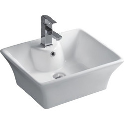 Inter Ceramic Νιπτήρας Μπάνιου Πορσελάνης 50x41x19cm Λευκός 4301011040009