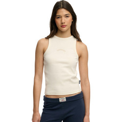 Superdry Γυναικείο Αθλητικό T-Shirt Εκρού W6012171A