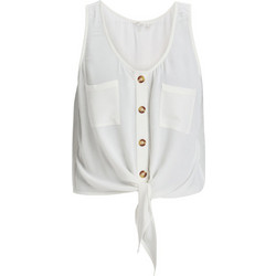 Roxy Tropical Hill Γυναικείο Καλοκαιρινό Crop Top Λευκό ERJWT03668-WBS0
