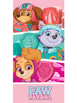 Paw Patrol Παιδική Πετσέτα Θαλάσσης Microfiber Ροζ 70x140cm 4898