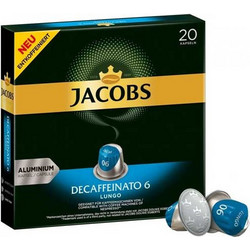 Jacobs Κάψουλες Espresso Decaffeinato Classico Συμβατές με Μηχανή Nespresso 20τμχ