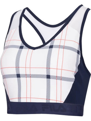 Fila Timea Αθλητικό Μπουστάκι με Μέτρια Στήριξη Λευκό FBL251319-0515