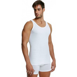 Palco Αμάνικα Ανδρικά Φανελάκια Βαμβακερά Σετ 2Pack Λευκά 6/407